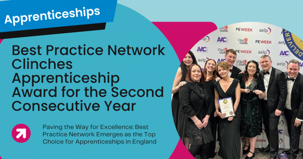 Best Practice Network win Education and Childcare Apprenticeship award